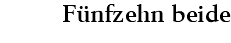 Fünfzehn beide